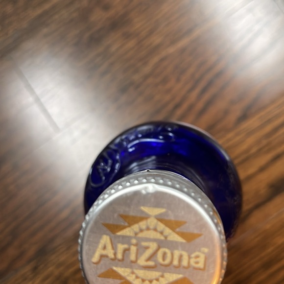 Vintage Ferolito Vultaggio & Sons Cobalt Blue Glass Bottle 20 Ounces 9" Tall - Picture 3 of 6